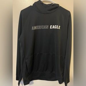 American Eagle thermal flex black hoodie Men’s M